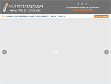Tablet Screenshot of maroondahair.com.au